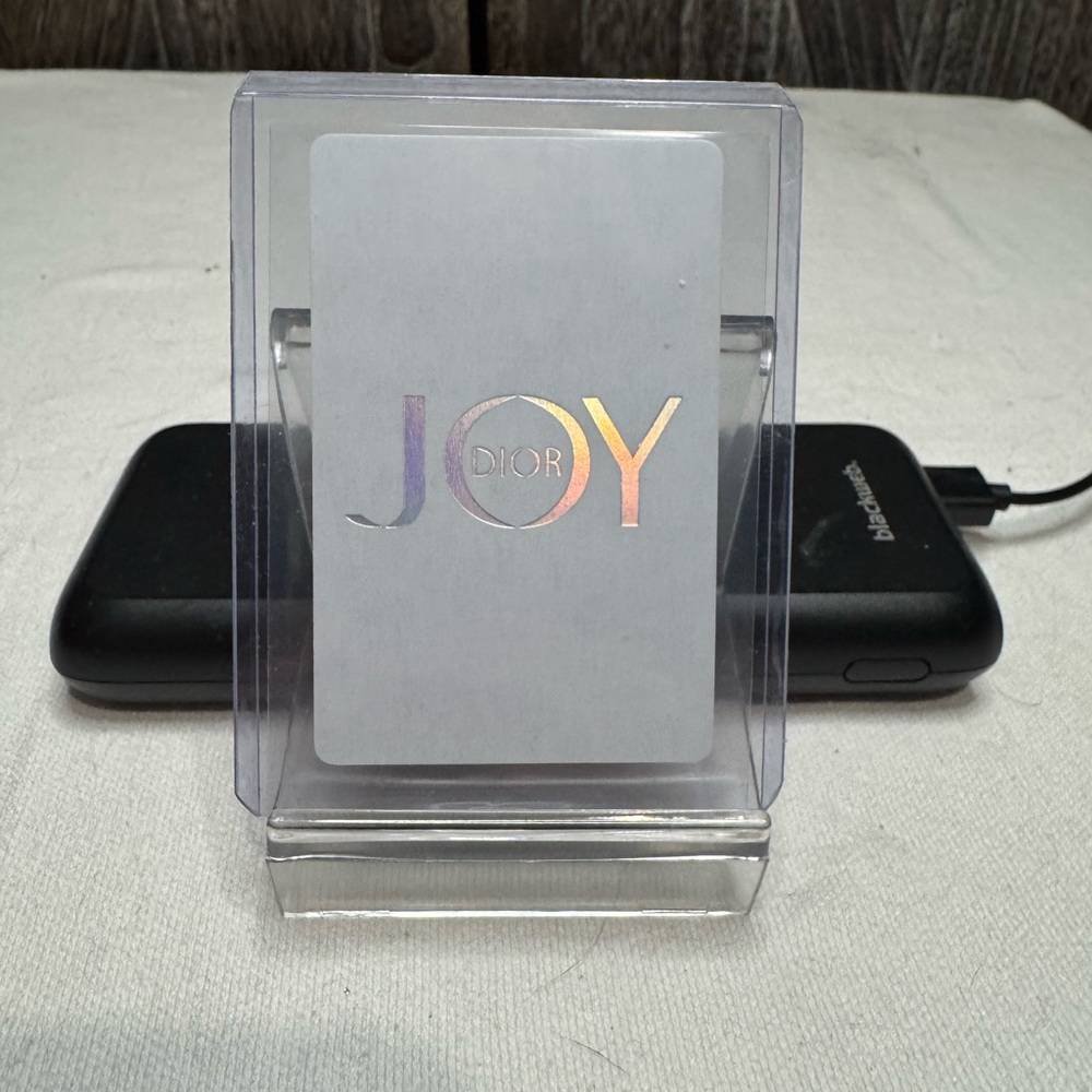 Dior JOY Holographic Card in Case